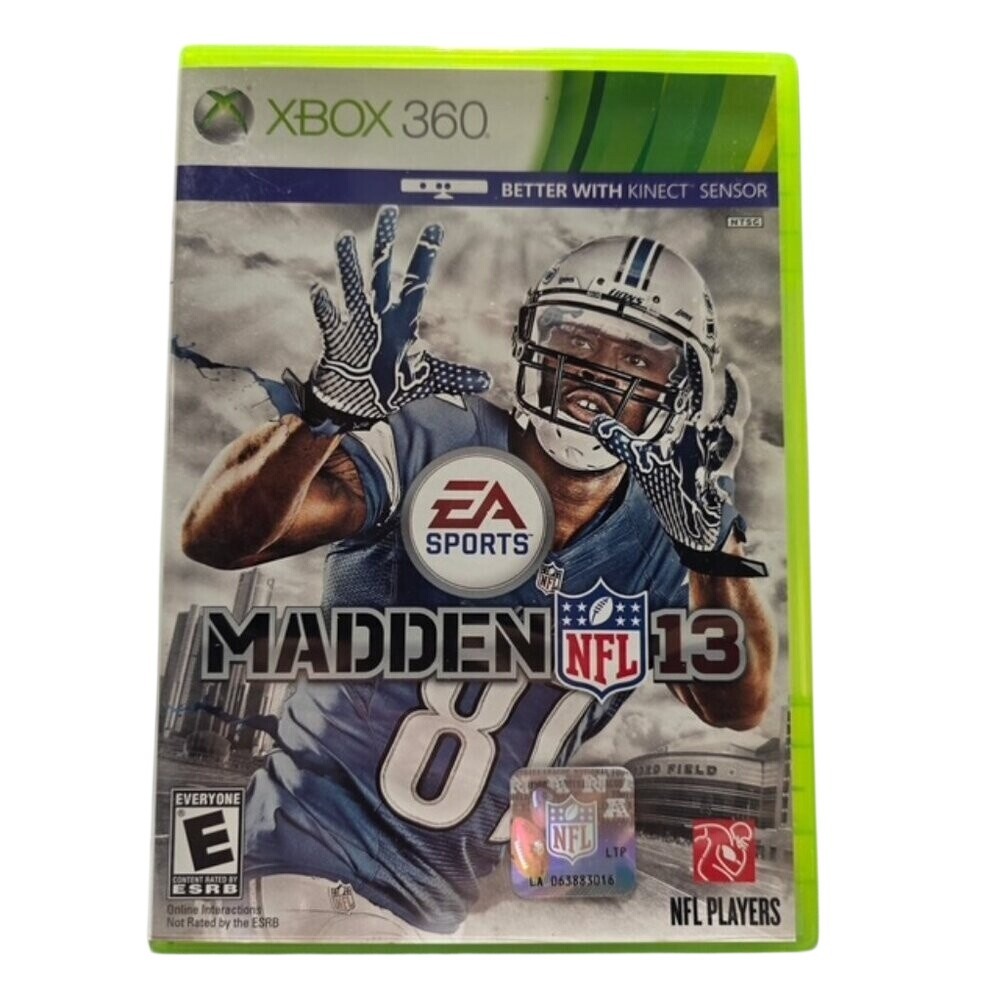 Madden‎ NFL 13 Xbox 360 Calvin Johnson Cover Complete Pre-Owned